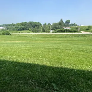 The view of the hill sides.