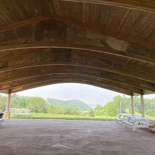 The Ramada were we sampled the wines.