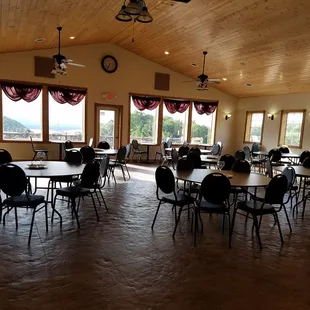 Fantastic event space with breathtaking view.