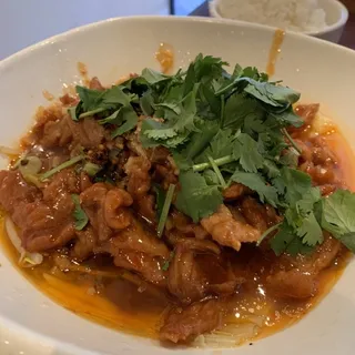 B1. Beef in Hot Chili 0il