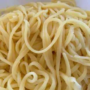 Jajangmyeon () noodles - a bit chewy, but not too bad