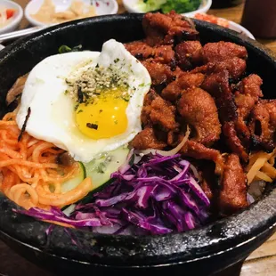 Spicy Pork Dolsot Bibimbap