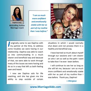 Coaching is for couples as well as individuals.