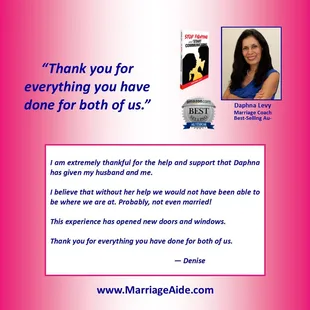 Another marriage saved!