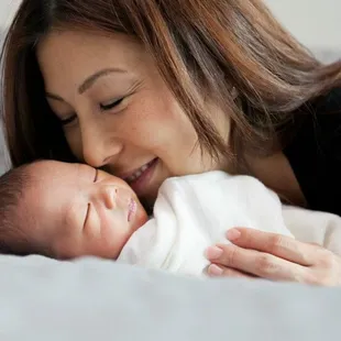 Nothing could be sweeter! Brand new baby and his loving Mama. Capturing the initial moments of your new little one is incredi...