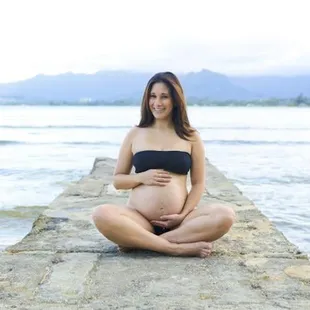 Pregnancy Zen....In the home stretch, this Mama-to-be was truly glowing!