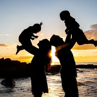 Family silhouette