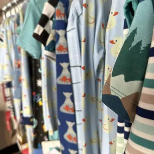 A wide variety of Kickee Pants pajamas and blankets!