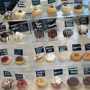 Wide Selection of Mini Doughnuts