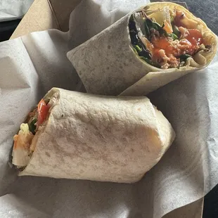Buffalo chicken wrap