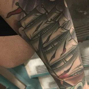 Traditional Ship artist: Eric Melendez