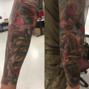 Traditional sleeve finished artist: Eric Melendez