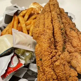 fried fish and fries