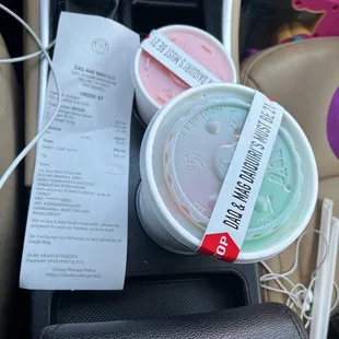 Panty Dropper mixed with Daq &amp; Mix, and a Peach Daiquiri