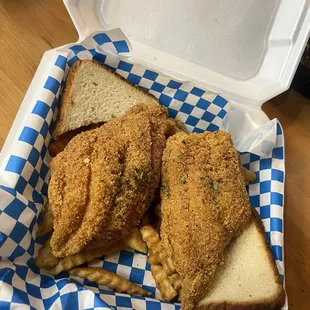2 Piece Catfish w/ Fries