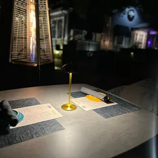 Sidewalk tables with heaters gave us front row view to watch the gorgeous Los Gatos summer sunset