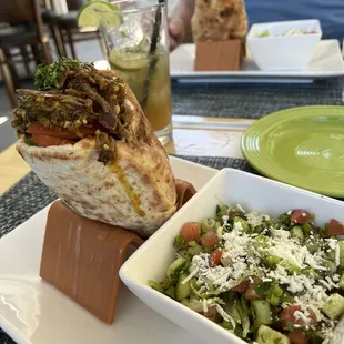 Shaved Lamb Pita Sandwich