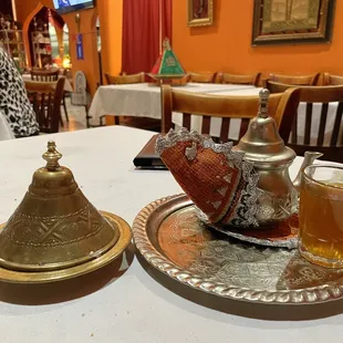 Moroccan Delight and mint tea