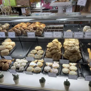 a variety of baked goods