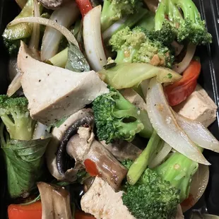 Spicy Basil Tofu