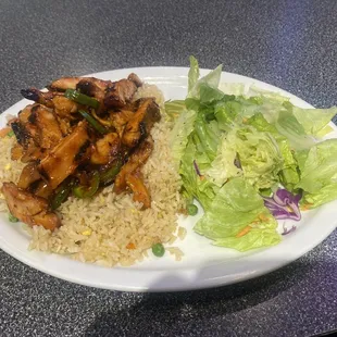 Spicy chicken fried rice - so delicious
