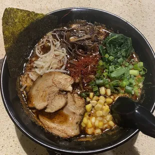 Kuro Ramen - get medium or mild spicy