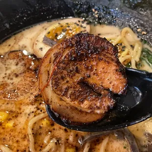 Thin and small chashu