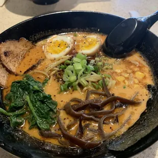 Spicy Black Tonkotsu Ramen