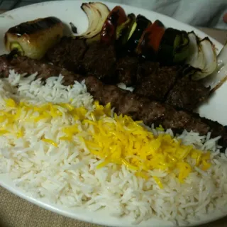 31. Shish and Koobideh Platter