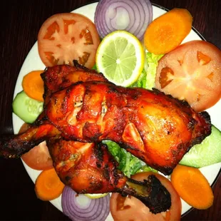 Tandoori chicken quarter