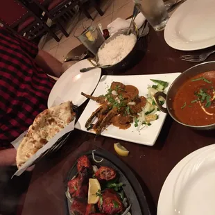 Here are our dishes. Everything was very good!