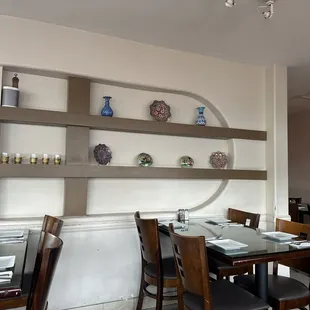 a view of the dining room