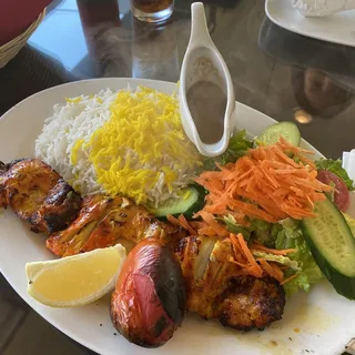 Boneless Chicken Kabob Lunch Special