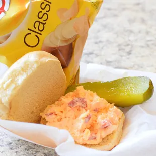 Grilled Pimento Cheese for "The Masters" Week.  One of our many sandwich specialties!