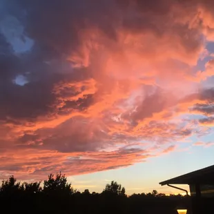 Morning sky on fire!