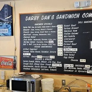 the menu