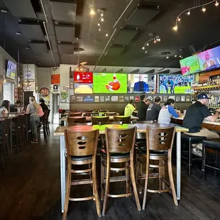 Another view of bar and restaurant , this is the entryway into Darby's.