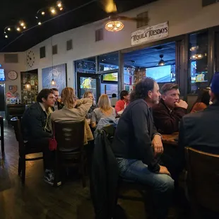 Filled Dining Room on a Saturday Night