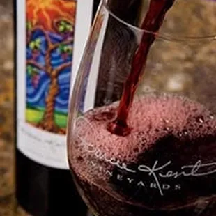 Try one of our premium, hand-crafted single vineyard wines while enjoying Darcie's original art and our beautiful views!