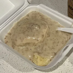 Regular biscuits &amp; gravy