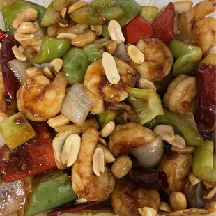 Kung pao shrimp