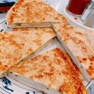 Sesame Bread With Green Onion