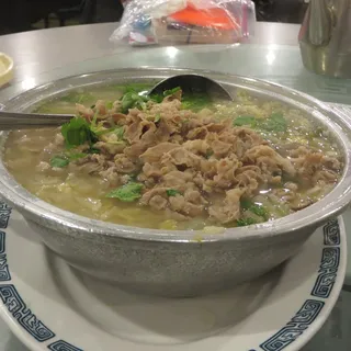 Lamb with Chinese Pickled Cabbage Soup