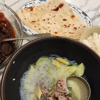 Lamb with Cucumber Soup