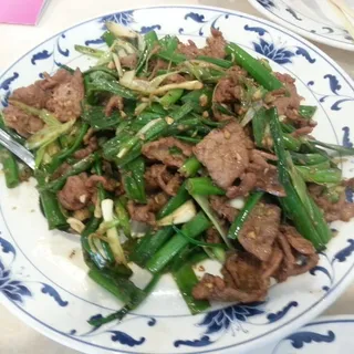 Beef with Green Onions