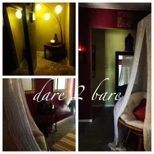 dare 2 go bare is now offering full body massage, amazing hand and foot treatments as well as hot oil hair treatments.