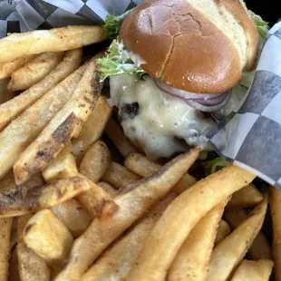 Guacamole bacon burger