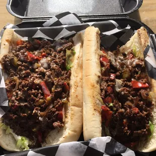 Steak Philly sandwich.... Would give it 3 stars potentially. Will be returning to burgers next visit.