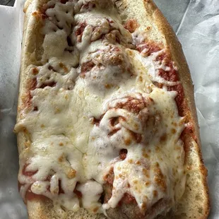 Meatball Parmesan sub (3/5)