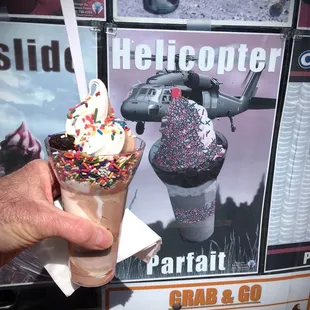 I ordered a &quot;Helicopter&quot; Parfait ...